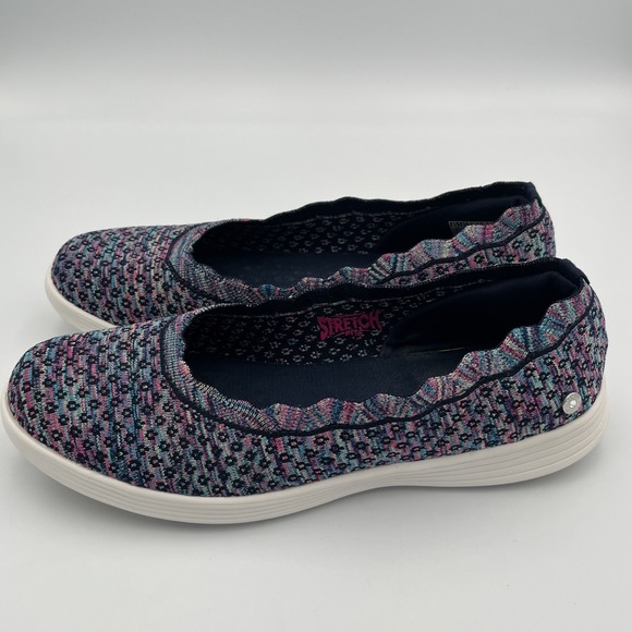 Skechers Shoes Womens Size 8.5 Blue Slip-On Go Walk Goga Max Sneakers Comfort - Picture 6 of 16